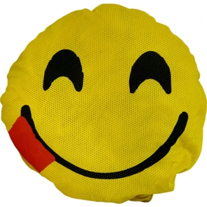 Emoji Oto Boyun Yastığı Gülen Yüz Sarı