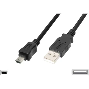 Ata Elektronik Bebevo Marka Bebek Kamerası Kare USB Kablo - USB 2.0 Kablo (Mini B 5 Pin Erkek - Type A Erkek) 1.5 Metre