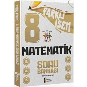 İSEM Yayıncılık 2024 8. Sınıf Farklı Matematik Soru Bankası