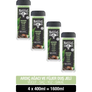 Le Petit Marseillais Ardıç Ağacı ve Füjer Duş Jeli 400 ml x4