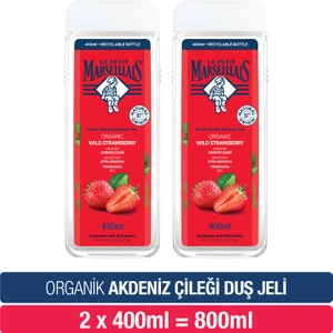Le Petit Marseillais Akdeniz Çileği Duş Jeli 400 ml x 2 Adet