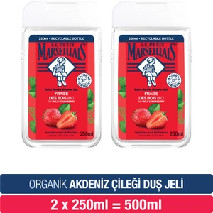 Le Petit Marseillais Akdeniz Çileği Duş Jeli 250 ml x 2 Adet