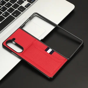 Yue Store Samsung Galaxy Z Fold5 Için Doku Telefon Kılıfı - Kırmızı (Yurt Dışından)