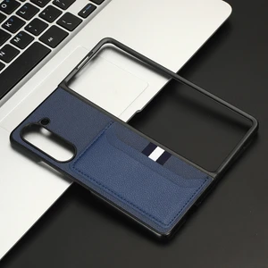 Yue Store Samsung Galaxy Z Fold5 Için Doku Telefon Kılıfı - Mavi (Yurt Dışından)
