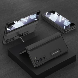 Gkk Samsung Galaxy Z Fold5 Için Manyetik Telefon Kılıfı - Siyah (Yurt Dışından)