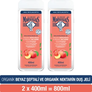 Le Petit Marseillais Şeftali Ve Nektarin Duş Jeli 400Ml X 2 Adet