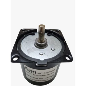 İkon Teknik Elektrik 14W 200V 60KTYZ 15RPM, Sabit Hızda Dönen Ac Senkron Motor, 1 Dakikada 15TUR