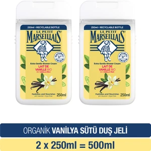 Le Petit Marseillais Vanilya Sütü Duş Jeli 250 ml x 2 Adet
