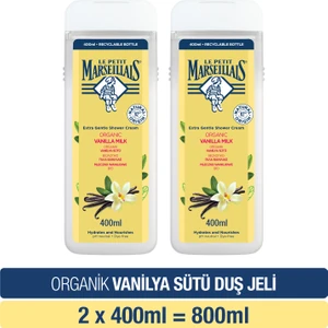 Le Petit Marseillais Vanilya Sütü Duş Jeli 400 ml x 2 Adet