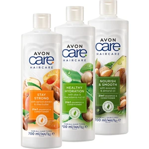 Care Avakado, Aloe Vera, Kayısı Özü Içeren Şampuan ve Saç Kremi Paketi
