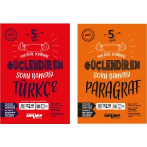 Ankara Yayıncılık 5.Sınıf 2'Li Soru Bankası Seti Türkçe + Paragraf