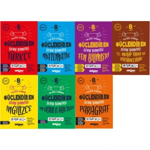 Ankara Yayıncılık 8.Sınıf  LGS 7'Li Soru Bankası Seti Matematik,Fen,Türkçe,Sosyal,Ingilizce,Din Kültürü,Paragraf