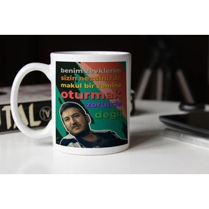 Hobi Shop Gibi Feyyaz Yiğit Baskılı Kupa Dizi Replikleri Seramik Hediyelik Bardak