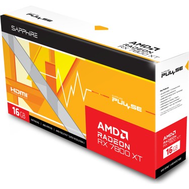 Sapphire RX 7800 XT Pulse Gaming Amd 16GB GDDR6 Ekran Kartı Fiyatı