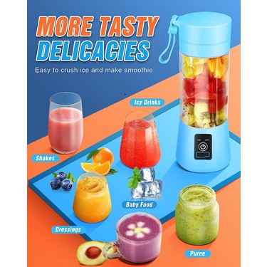 Raicon Şarjlı Portatif Taşınabilir El Blenderi Meyve Sıkacağı Mama  Karıştırıcı Smoothie Milkshake Fiyatı, Yorumları - Trendyol