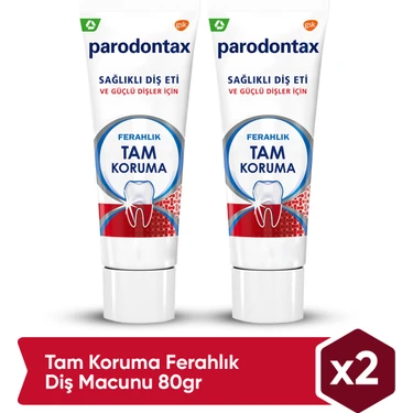 Parodontax Günlük Diş Macunu Tam Koruma Ferahlık 50 gr x 2 Sağlıklı Diş Eti