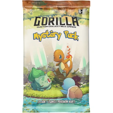 Gorilla Pokemon Mystery Pack - Orjinal Pokemon