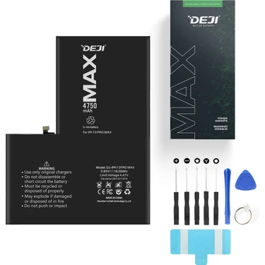 Deji iPhone 13 Pro Max Batarya 4750 mAh Mucize Batarya