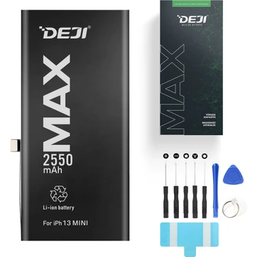 Deji iPhone 13 Mini Batarya 2550 Mah Mucize Batarya