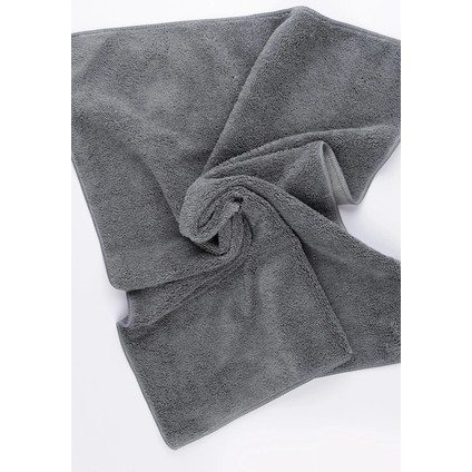 50X70CM GRİ Sıkılması Rahat Büyük Boy Mikrofiber Yer Silme Bezi Süper Emici Temizlik Bezi 265GSM indirimleri