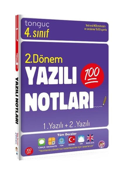 4. Sınıf Yazılı Notları 1. Dönem 1 ve 2. Yazılı - 2. Dönem 1 ve 2. Yazılı Seti