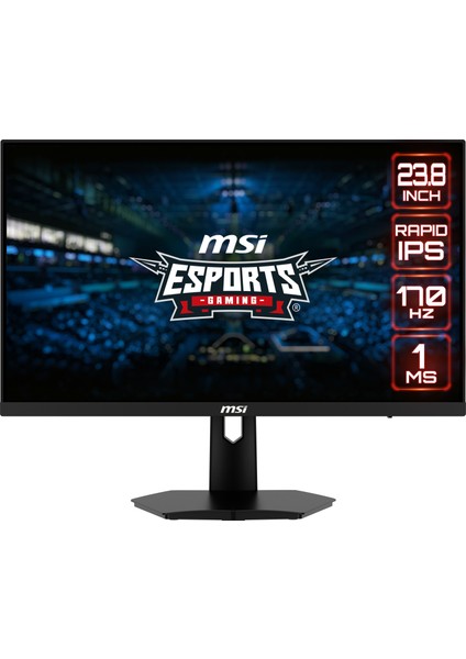 23.8" G244F 1920x1080 (FHD) FLAT RAPID IPS 170HZ 1MS FREESYNC PREMIUM  GAMING MONITOR