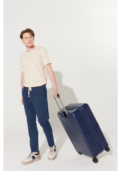 Lacivert Büyük Boy Valiz