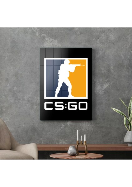 Cam Tablo Cs Go 50X70 cm modelleri
