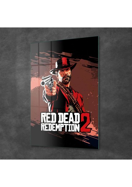 Cam Tablo Red Dead Redemption 2 50X70 cm fiyatları