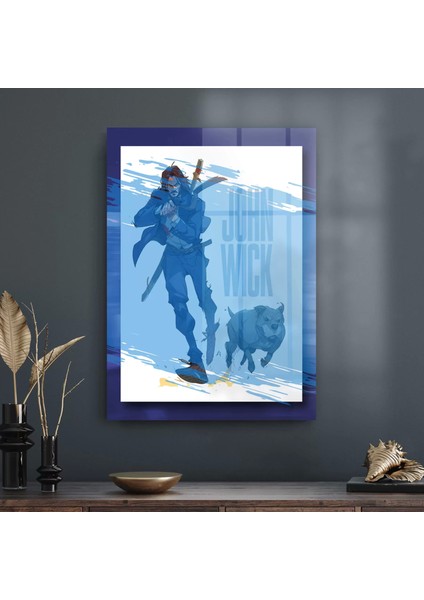 Cam Tablo John Wick 50X70 cm