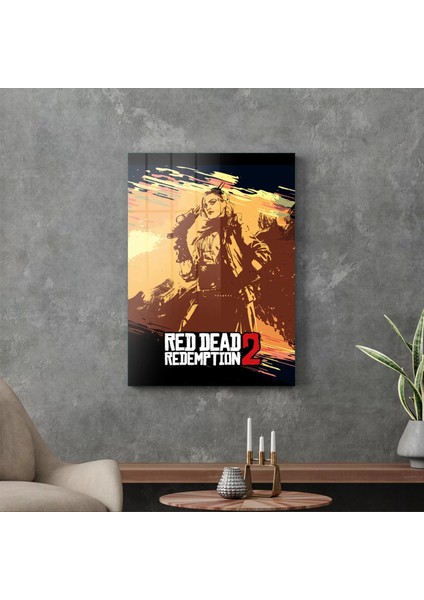 Cam Tablo Red Dead Redemption Poster 50X70 cm fiyatları