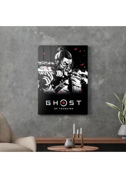 Cam Tablo Ghost Of Tsushima 50X70 cm modelleri