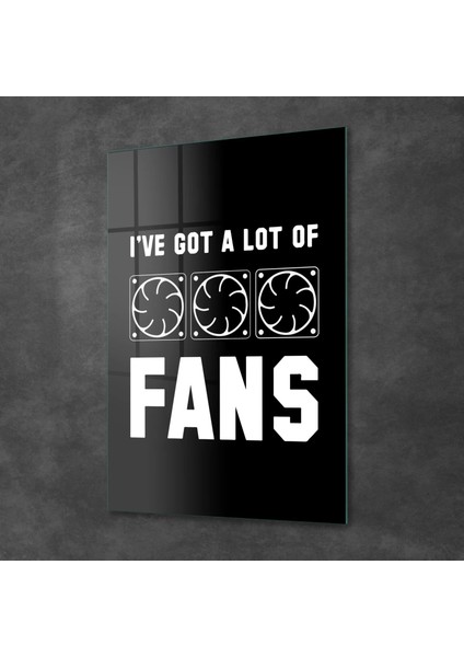 Cam Tablo Gamer Lot Of Fans 50X70 cm fiyatları