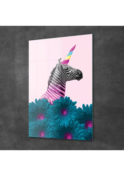 Cam Tablo Modern Pop Art Unicorn 50X70 cm fiyatları