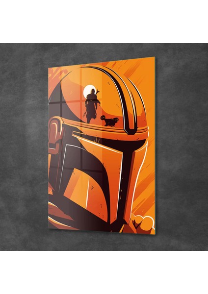 Cam Tablo The Mandalorian Poster 30X40 cm