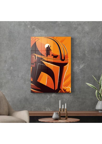 Cam Tablo The Mandalorian Poster 50X70 cm modelleri