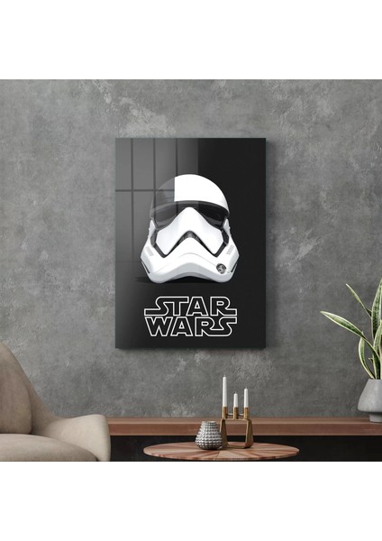 Cam Tablo Star Wars Trooper Mask 50X70 cm modelleri