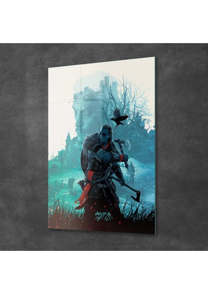 Cam Tablo Assassin's Creed Görseli 50X70 cm fiyatları