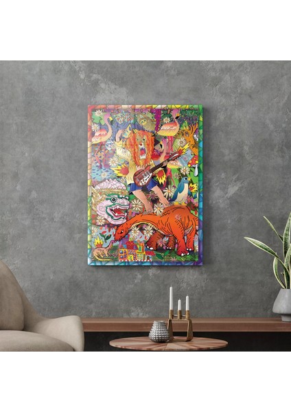 Cam Tablo Pop Art Karma 70X100 cm modelleri