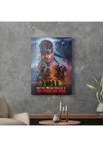 Cam Tablo The Metal Gear Solid 30X40 cm modelleri