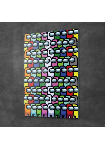 Cam Tablo Gamer Among Us 30X40 cm fiyatları