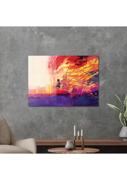 Cam Tablo Walking Dreams 30X40 cm modelleri