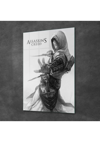 Cam Tablo Assassin's Creed Ezio 30X40 cm