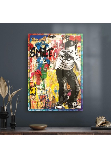 Cam Tablo Pop Art Karma 70X100 cm