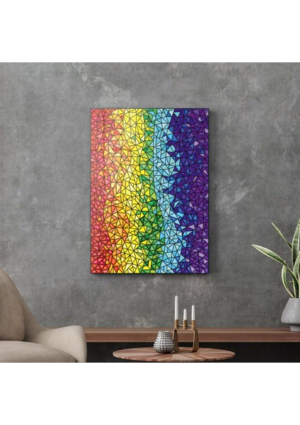 Cam Tablo Renkli Vitray Desenli 70X100 cm fiyatları