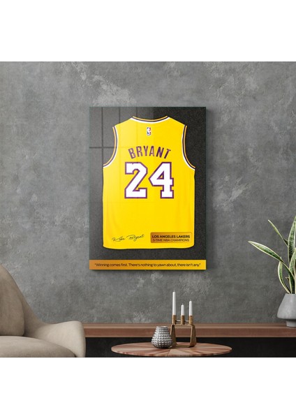 Cam Tablo Kobe Byrant Forma 70X100 cm modelleri
