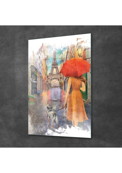 Cam Tablo Yağlı Boya Paris 70X100 cm fiyatları