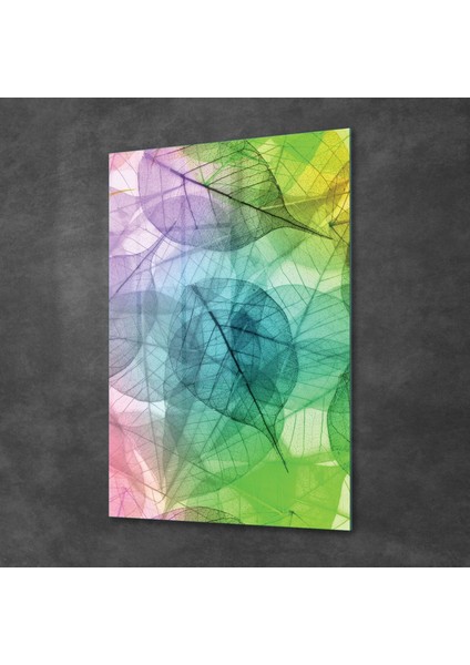Cam Tablo Yaprak Desenli 70X100 cm fiyatları