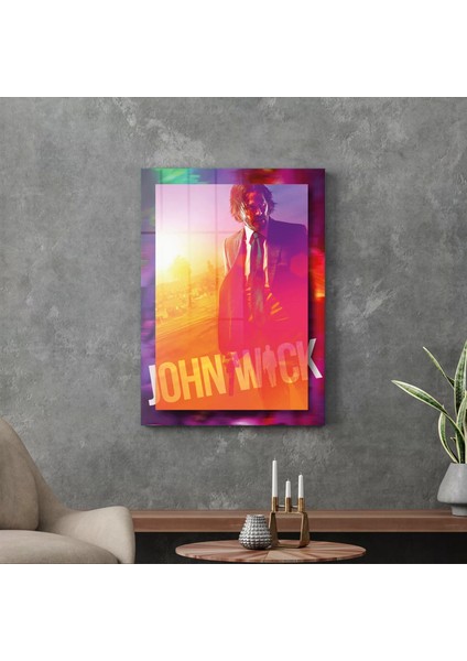 Cam Tablo John Wick Film Afiş 70X100 cm