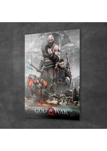 Cam Tablo God Of War Afiş 70X100 cm